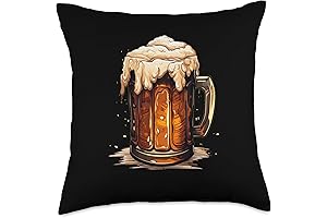 Funny Keg of Beer Hops Party with This Funny Beer Mug Costume Throw Pillow