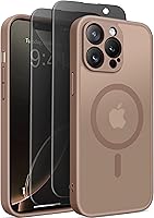 Vista 48 de Funda magnética para iPhone 17 Pro con protector de pantalla de privacidad [compatible con MagSafe] [protección de cámara] [grado militar]