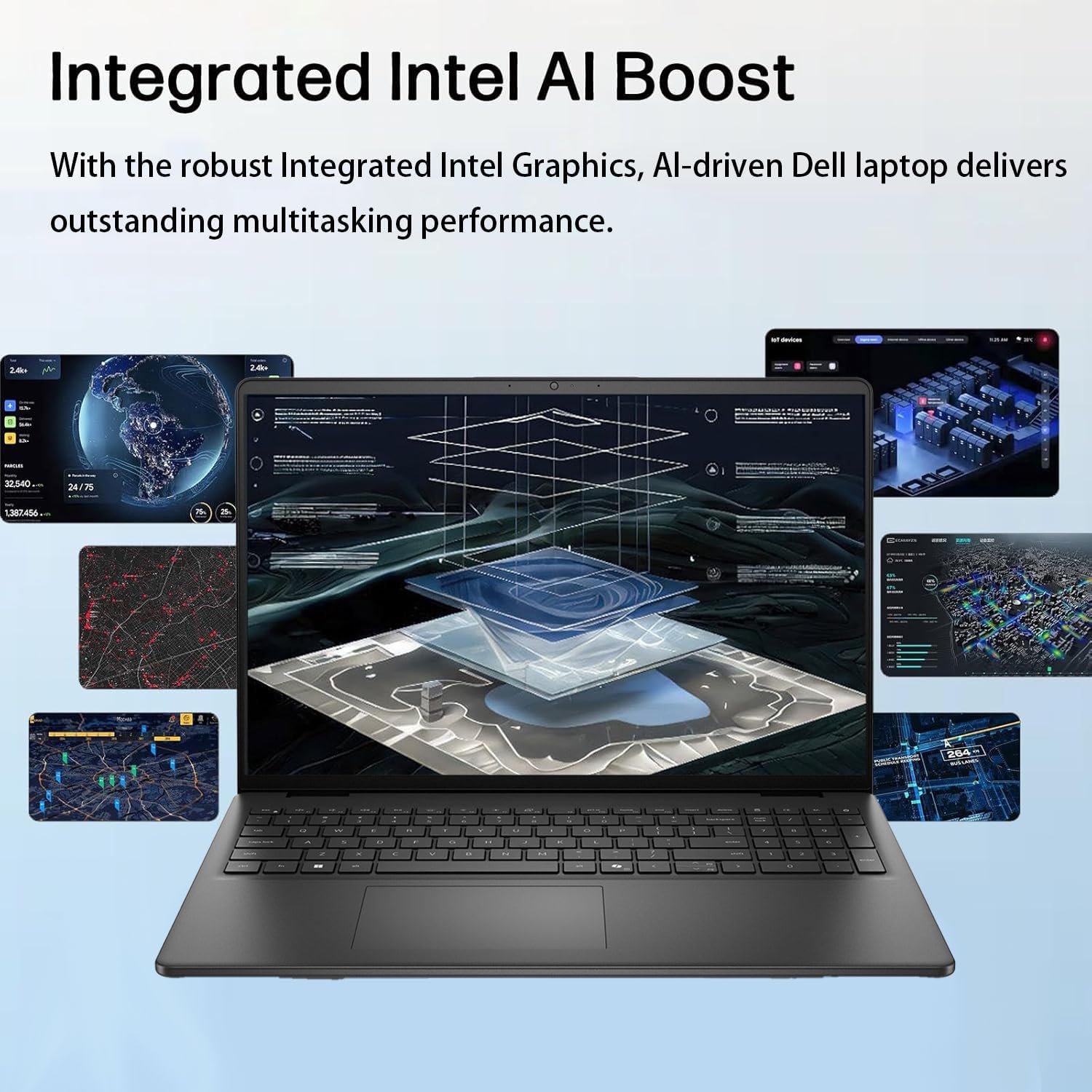 Dell 16 FHD+Touchscreen Business Laptop - AMD Ryzen 7 250 (Beat Core 7 150U) | 16GB DDR5 | 512GB SSD + 500GB External | Backlit Keyboard | AI Copilot Key | Windows 11 image 3