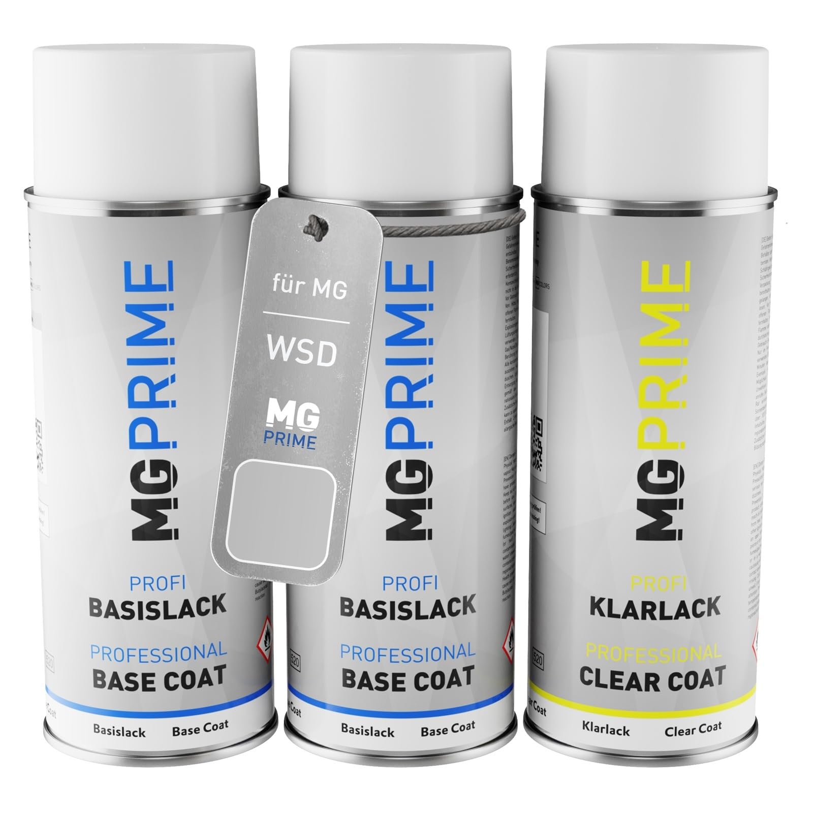 MG PRIME Peinture voiture kit bombe aérosol pour MG WSD Zhu Guang Bai Metallic/Pearle White de fond de base de vernis bombe aérosol 400ml
