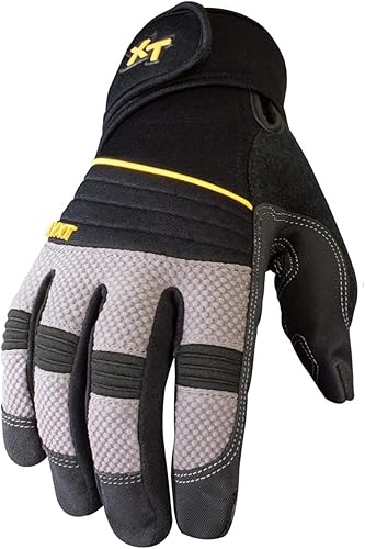 Miniatura 1 de Youngstown Glove Anti-Vibe XT - Guantes de trabajo mecánico con amortiguación de vibraciones para hombres, duraderos, lavables, antideslizantes,
