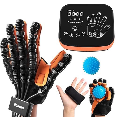 Miniatura 8 de Guante de rehabilitación de mano con accidente cerebrovascular Recuperación de dedos de pararlisis Rehabilitación de manos robóticas - Mano derecha