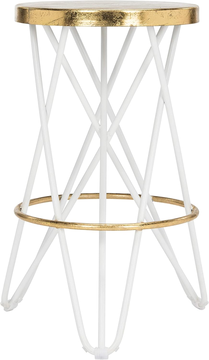 Safavieh Lorna Counter Bar Stool, Black/Gold