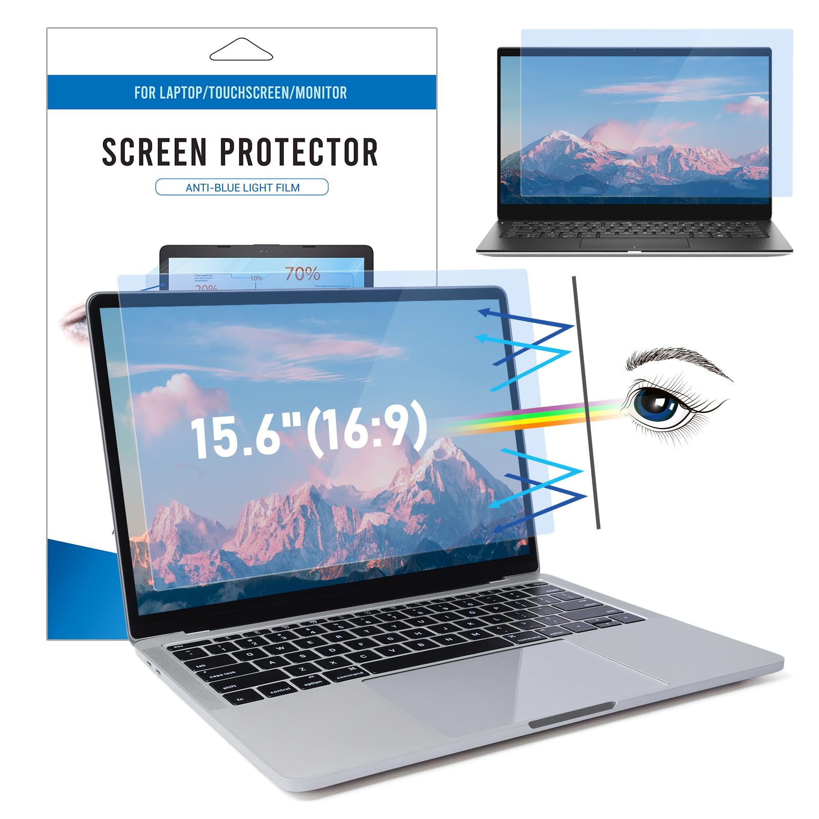 Lively Life 27 Inch Blue Light Screen Protector For Coputer Onitors, Blue Light Blocking