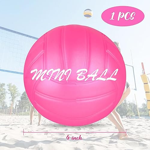 Miniatura 2 de 1 mini pelotas de voleibol de 4 pulgadas, bolas de voleibol en miniatura, bolas de repuesto para juegos de voleibol, regalos para jugadores, equipo,