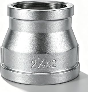 Cinnvoice 1팩 6.4 x 5.1cm(2-1/2 x 2인치) FNPT 아연 도금 감속기, 배관, 산업 및 화재 방지 시스템용 300PSI 압력 등급