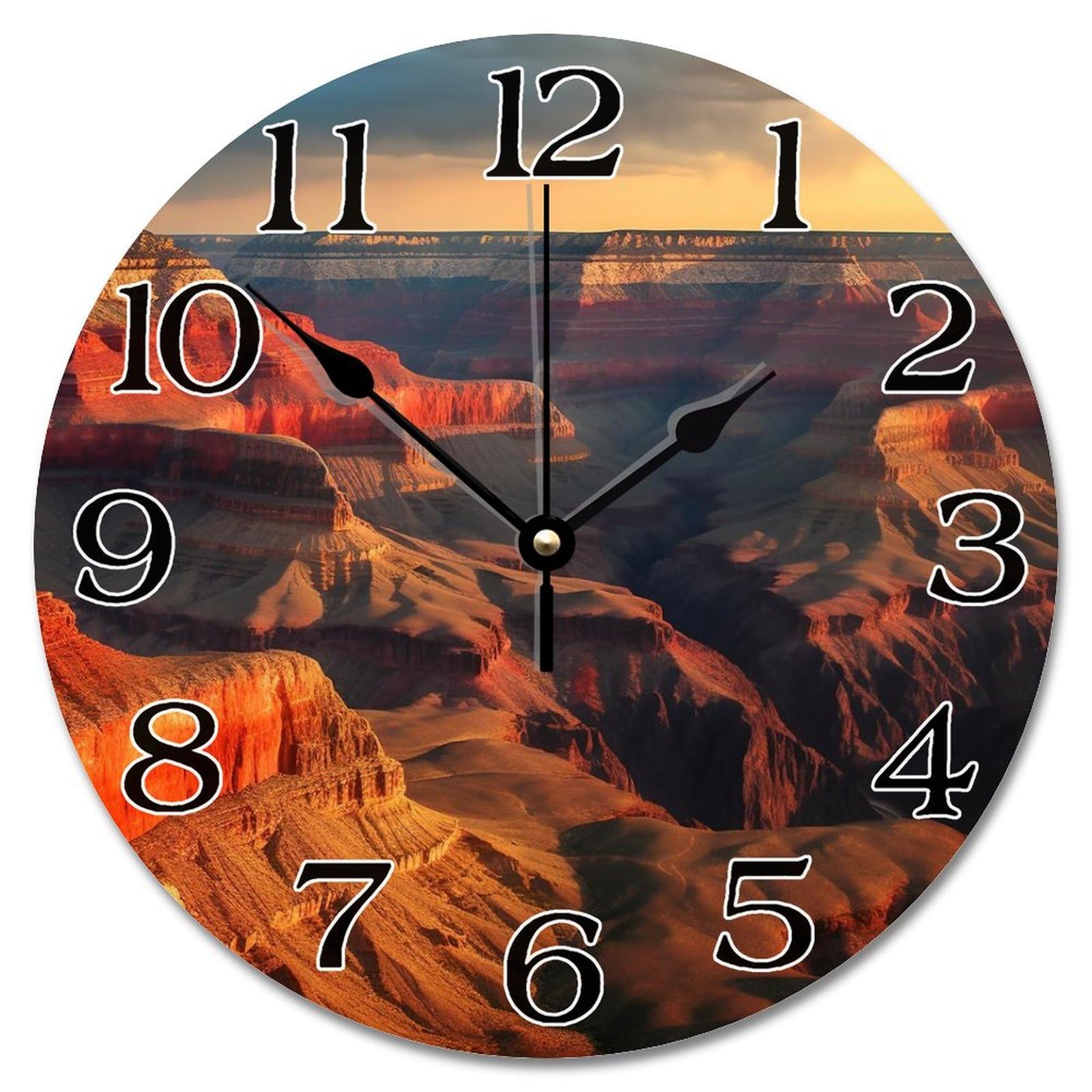 Horloge murale ronde Grand Park pour sublimer votre salon