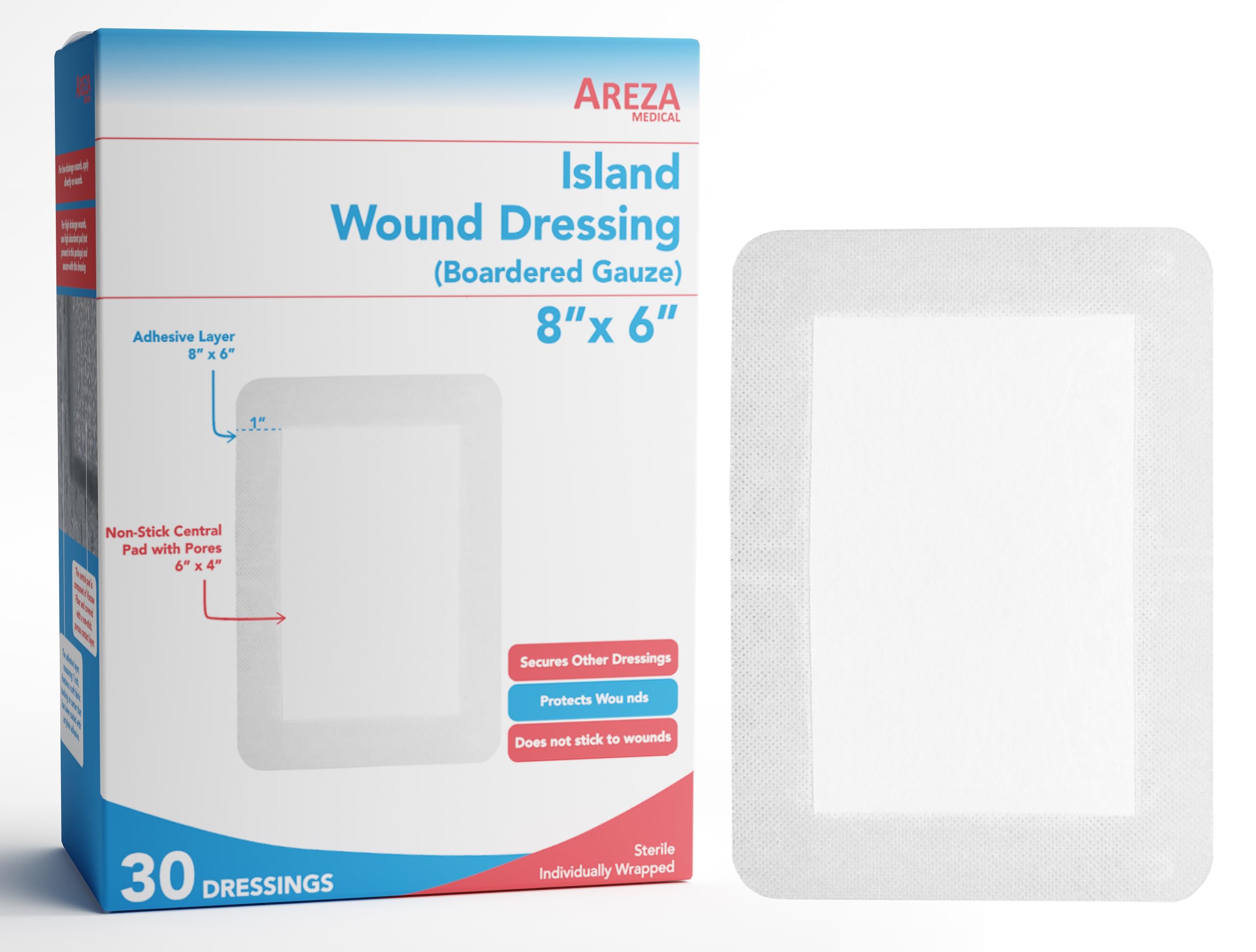 Areza Medical Gauze Dressing - Sterile & Latex-Free -11 Areza Medical Gauze Dressing - Sterile & Latex-Free -11