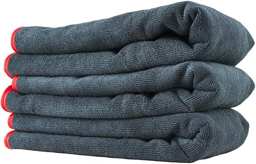 Chemical Guys MIC50903 - Toalla de microfibra (16 x 24 pulgadas), color rojo, Rojo