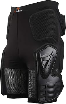 3D Butt Pads,Protective Padded Shorts for Snowboarding Gear,Impact Shorts Protection Hip Butt and Tailbone Pad for Skiing Skating