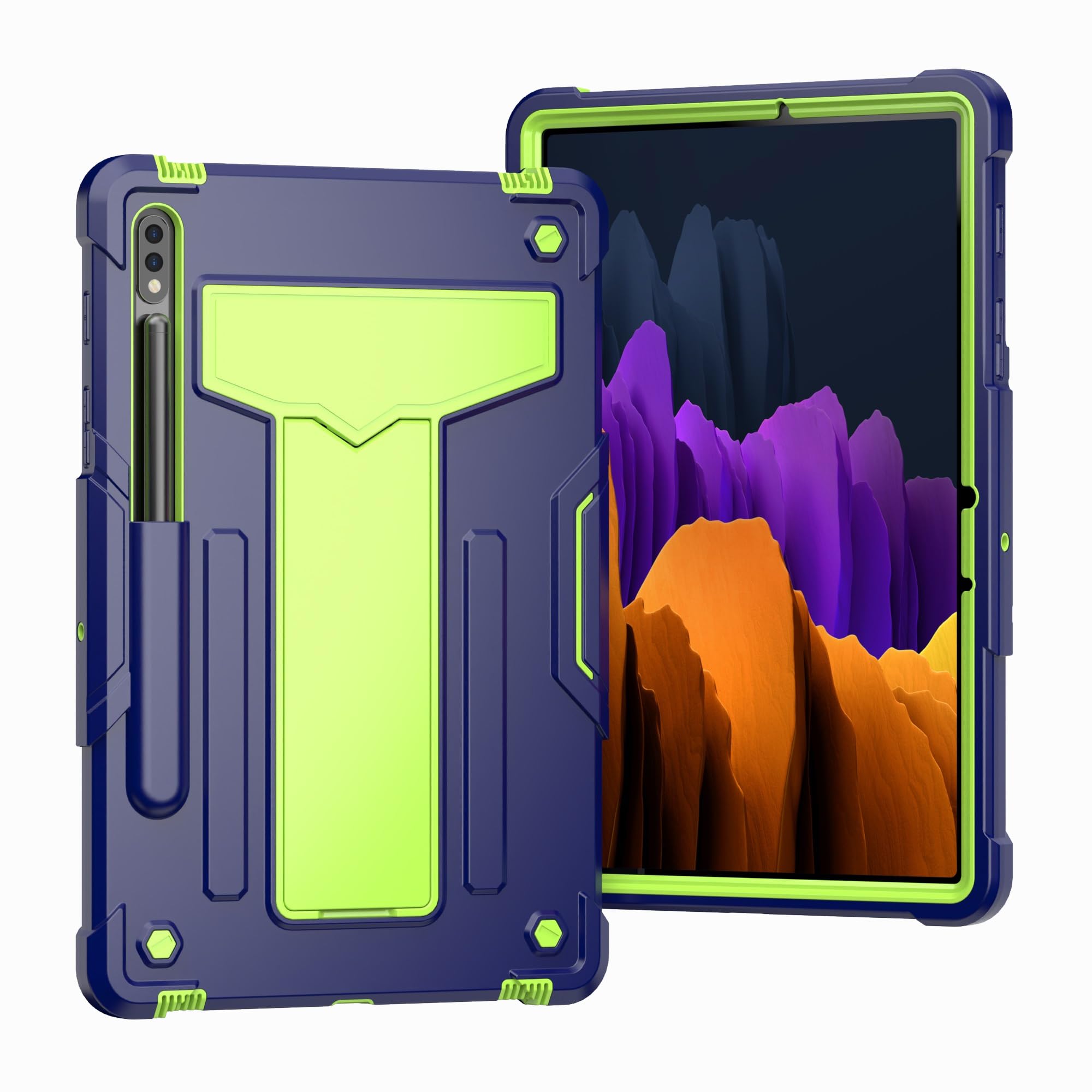 Coque Samsung Galaxy Tab S8 antichoc à support intégré - 5