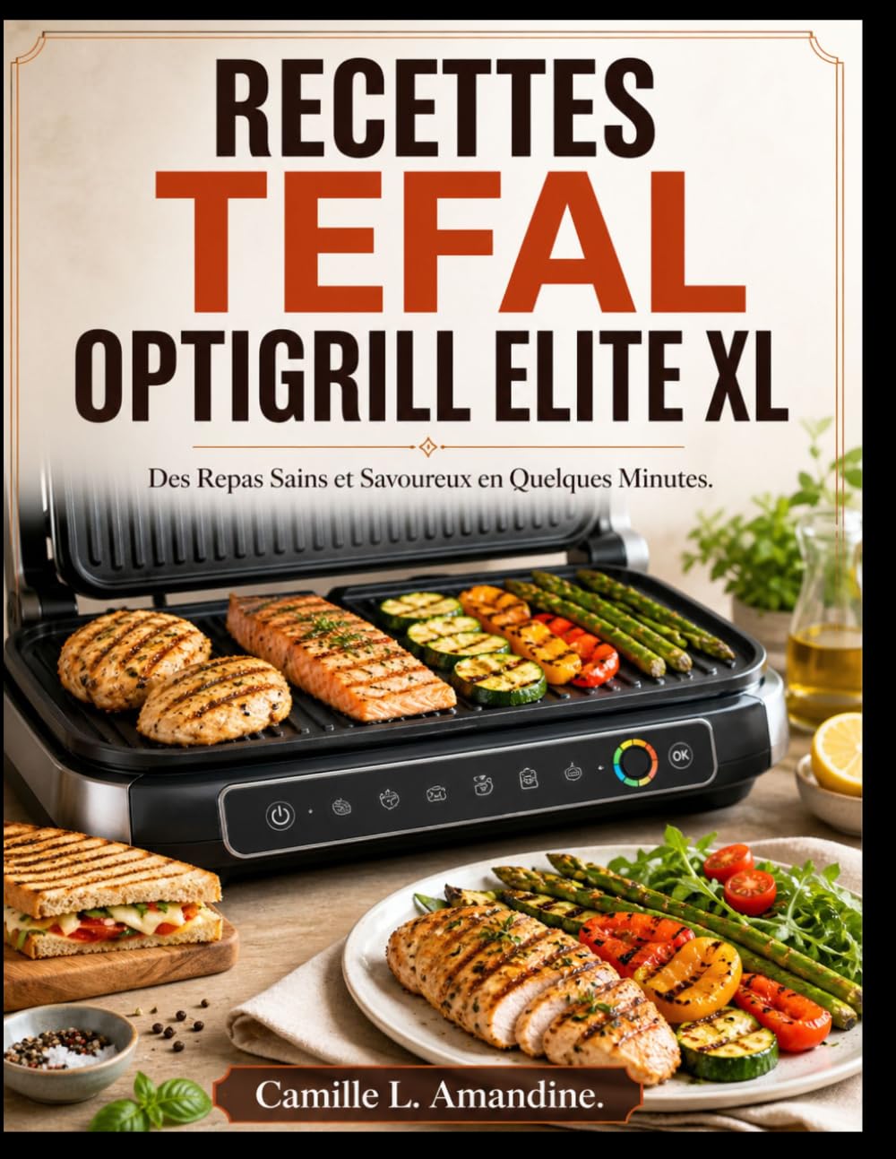 RECETTES TEFAL OPTIGRILL ELITE XL: Des Repas Sains et Savoureux en Quelques Minutes.