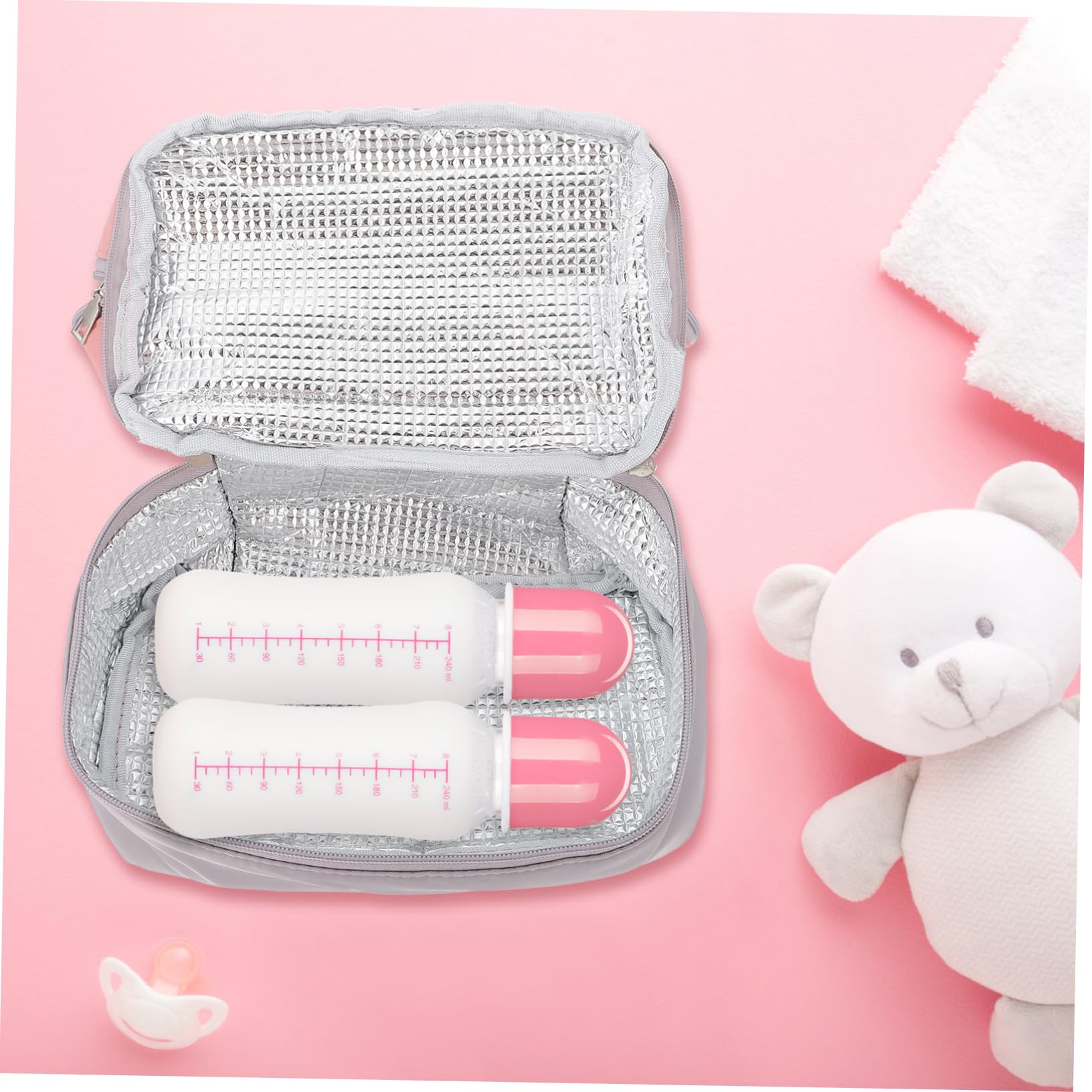 VICASKY 2pezzi Per Conservazione Latte Portatile Isolante Per Mamme Per Shopping e Attività Outdoor