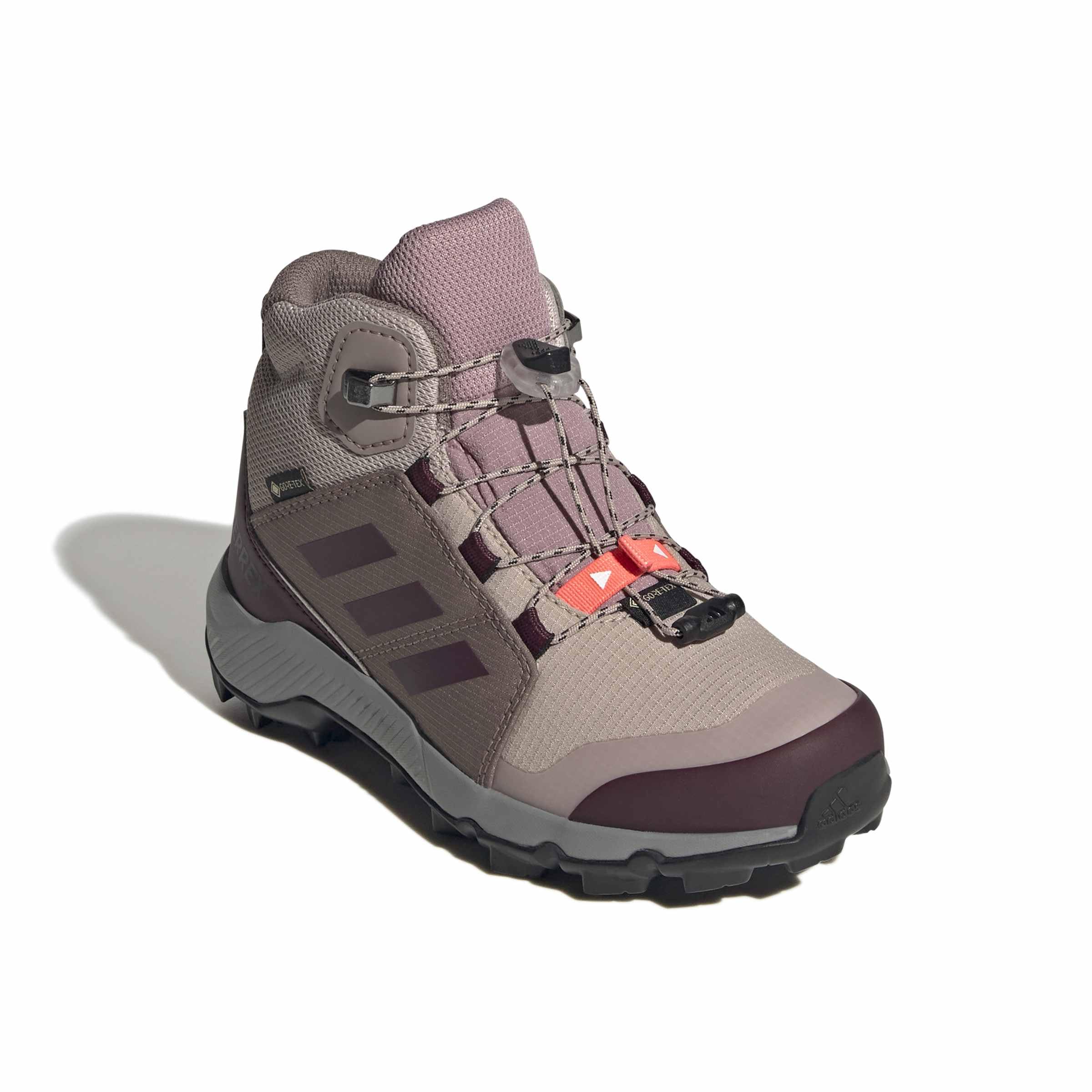 adidas Uniseks - dzieci Terrex Mid Gore-Tex Hiking Kids Shoes, magic mauve/wonder taupe/maroon, 37 1/3 EU
