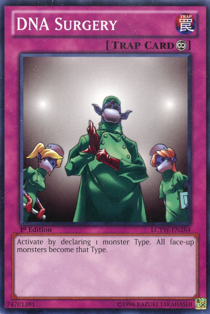 Amazon.com: YU-GI-OH! - DNA Surgery (LCYW-EN284) - Legendary Collection 3:  Yugi's World - 1st Edition