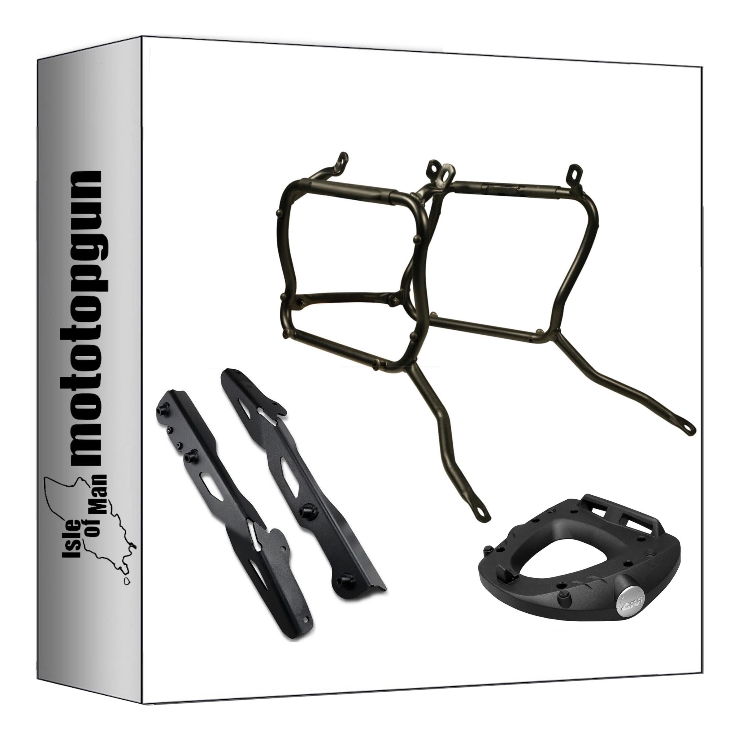 Givi soporte y adaptador posterior para tus rutas en Moto Guzzi 4