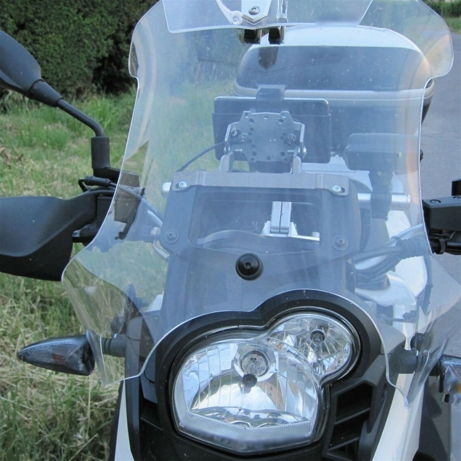 Soporte de navegación para Motocicleta Motocicleta Windscren Soporte de Montaje Smartphone navegación del teléfono para BMW G650GS 2011-2018(3)