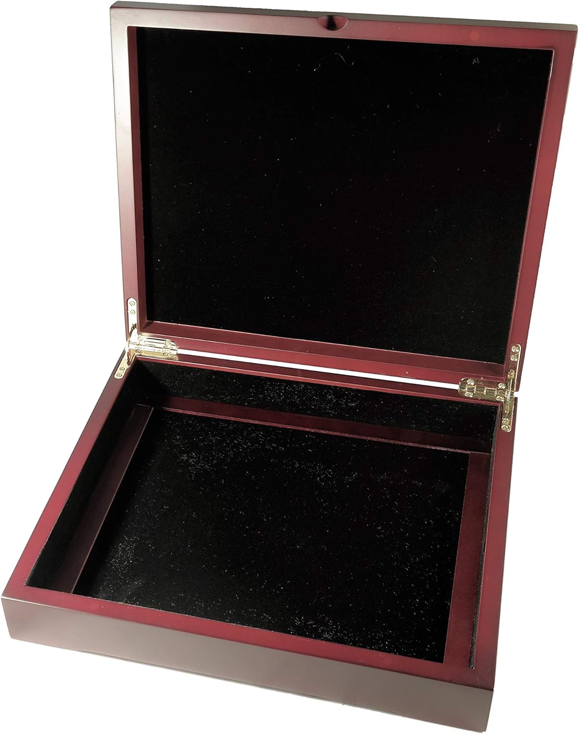 Coin Tray for 16 Large or Air-Tite "H" Capsules / Challenge Coins fits in Mahogany Finish Wood Display Case