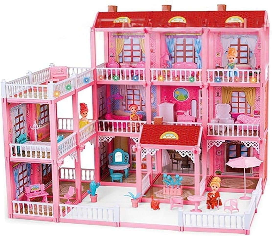 Buy Barbie Doll House DIY Accessories, Furniture Pretend Play Gift Toys ...