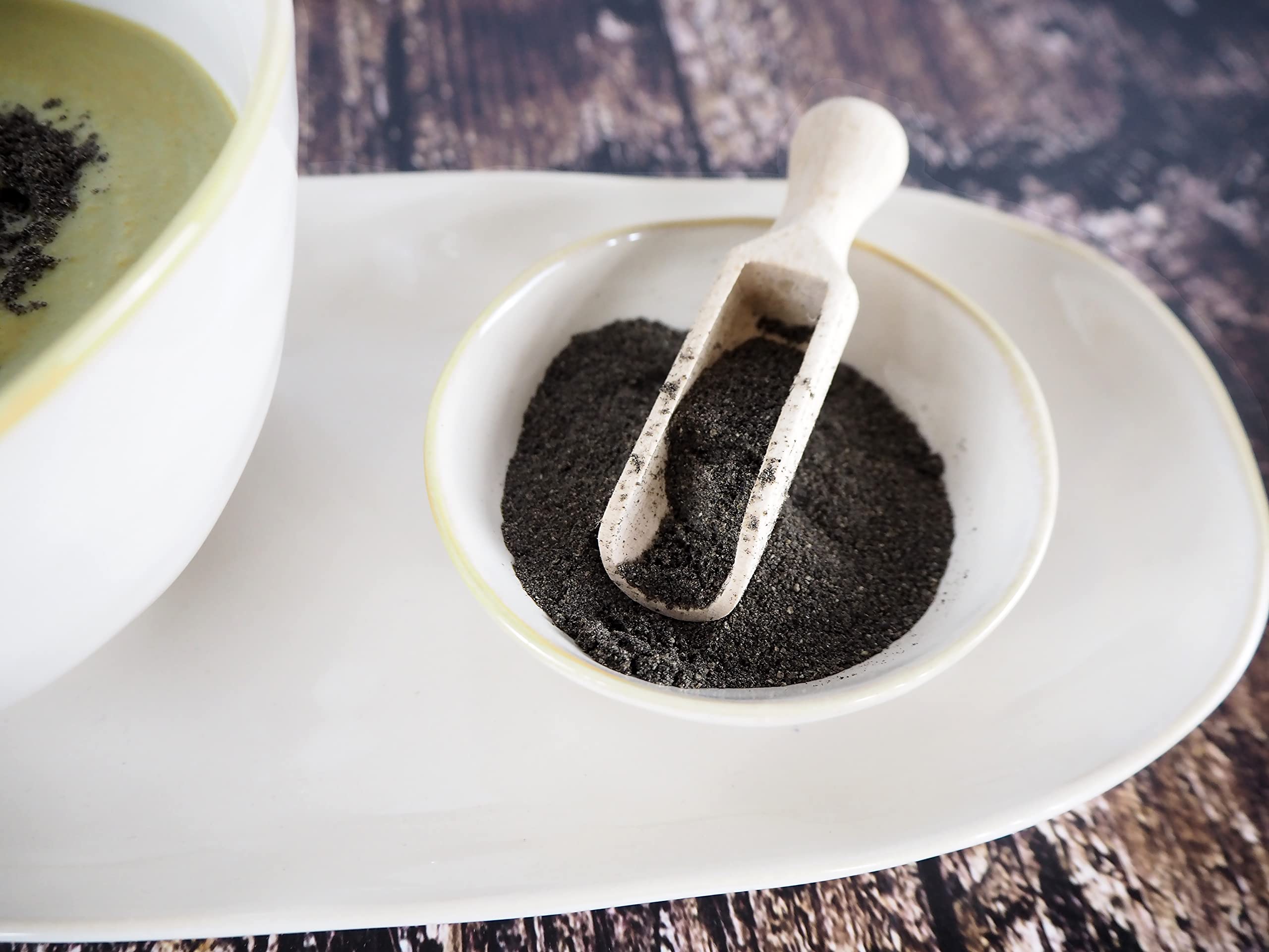 Graines de Nigelle biologique, moulues Cumin noir biologique, Nigella pour les soupes, gastronomique BIO Cumin Noir moulu, en poudre, Habba sawda, Nigella sativa 900g