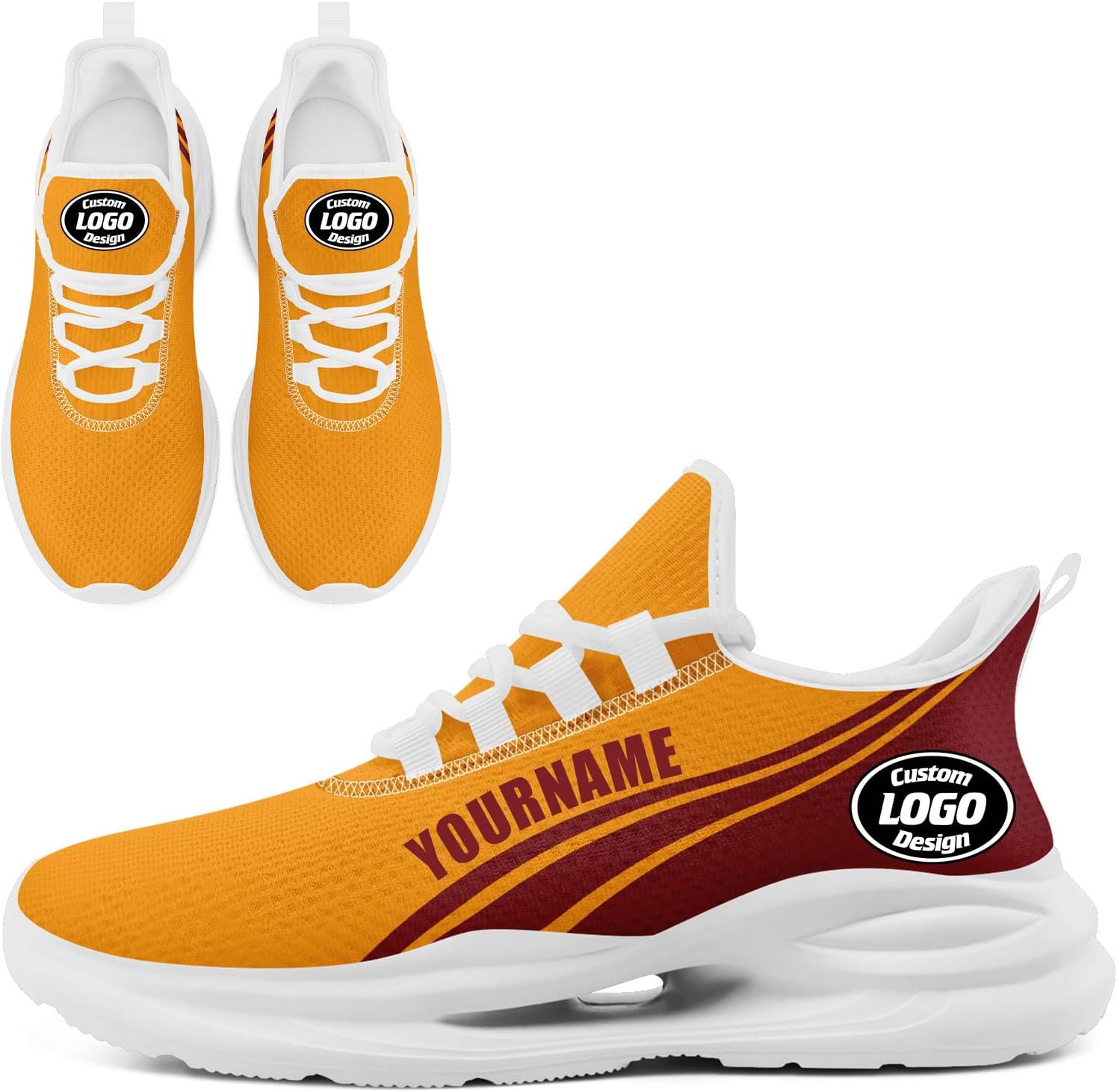 Custom Stylish Sneakers for Men Women Personalized Team Company Gifts Comfortable Unisex Running Tennis Baseball Sports Shoes