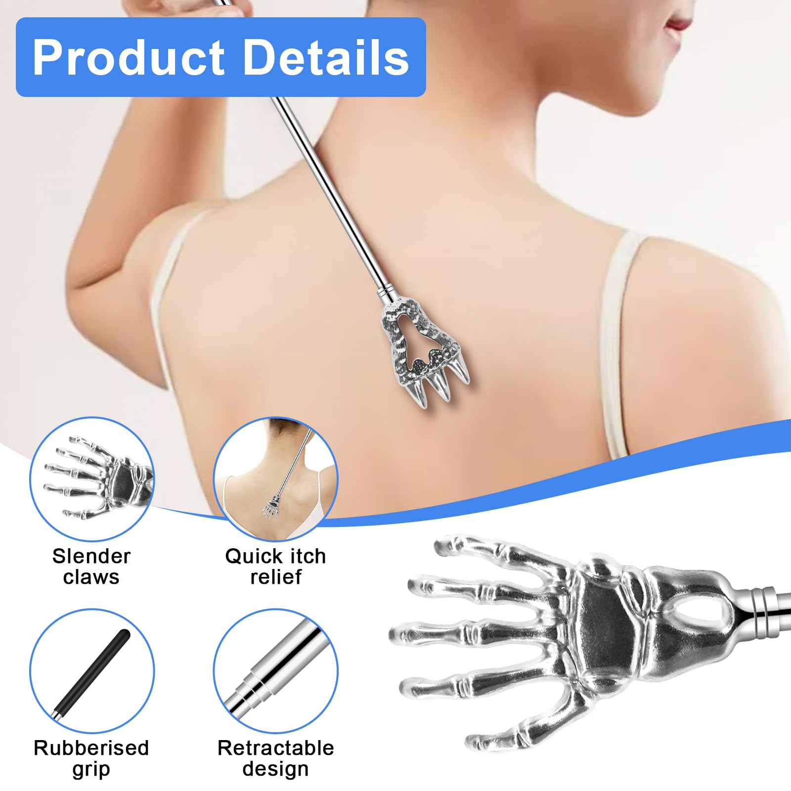 5PCS Telescopic Back Scratcher - Image 4