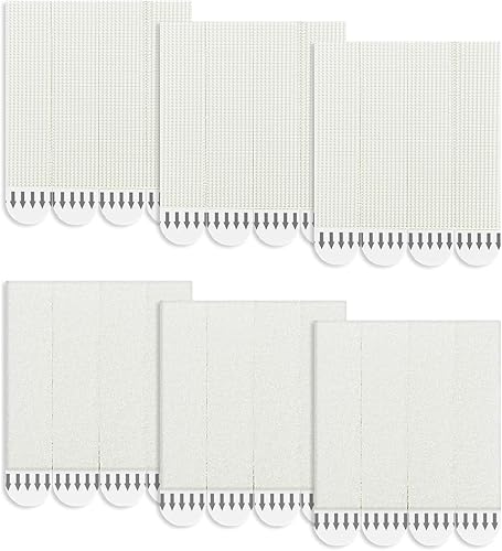 Kit de tiras para colgar cuadros, ganchos adhesivos de pared resistentes y extraíbles, ganchos adhesivos de pared para marcos y decoraciones