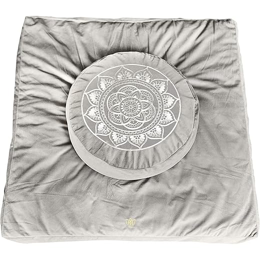 Florensi Velvet Buckwheat Meditation Cushion Set