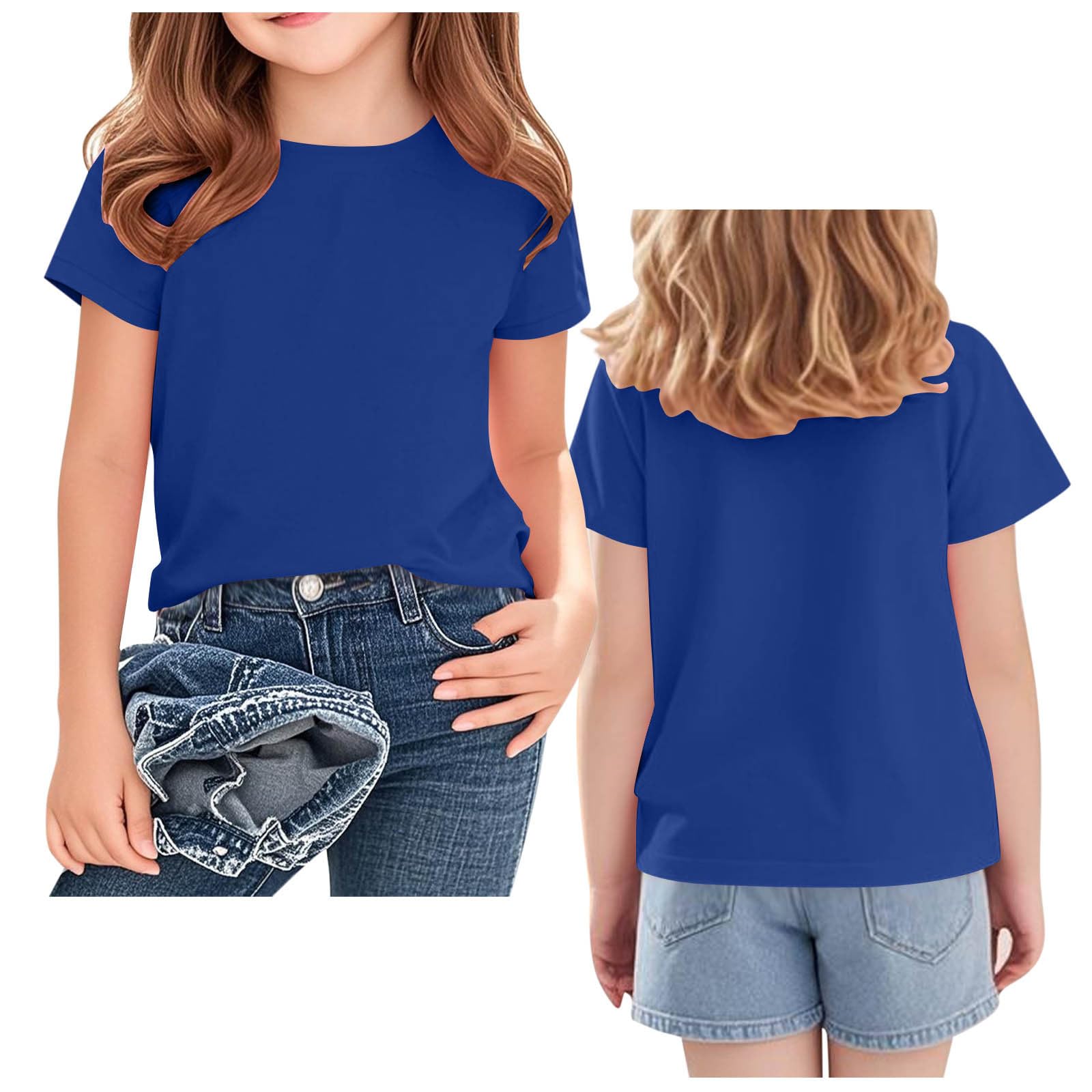 Custom T Shirts for Kids Boys Girls Personalized Youth T-Shirt Custom Image/Text Customized Front/Back Print - 3