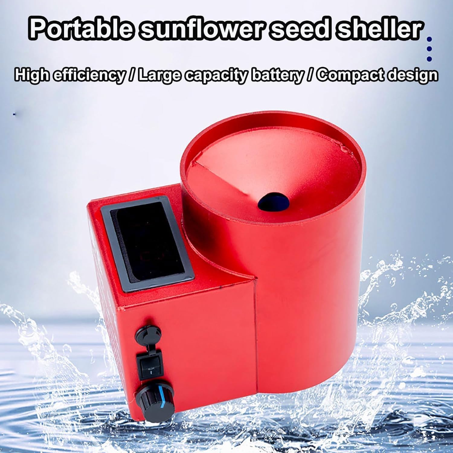 Éplucheur automatique de graines de tournesol, éplucheuse électrique, portable, rechargeable, enveloppe rapide, alimentée par piles