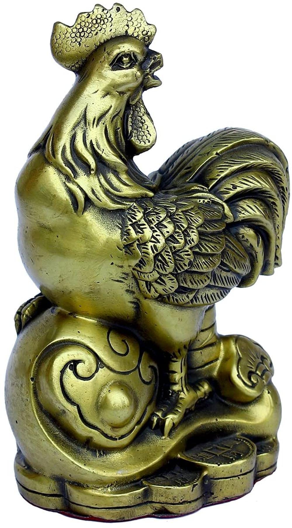 Figurine tigre en laiton zodiaque chinois fait main statuette déco