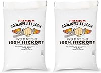 Vista 11 de CookinPellets Gránulos Premium de Madera Dura para Ahumador - Bolsa de 40 Libras, Sabor Hickory