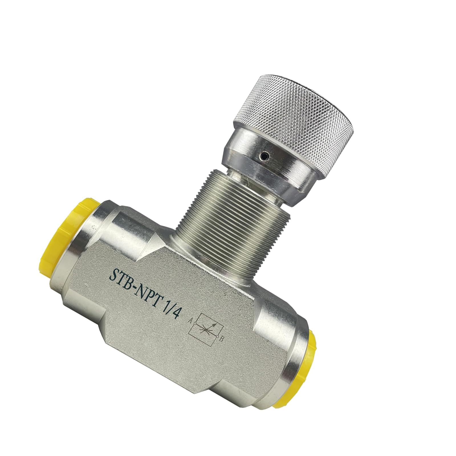 Valvole di controllo ad alta pressione di velocità del cilindro idraulico delle valvole di ritegno dell'acceleratore di singolo modo per gli accessori per tubi