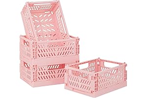 Adorable Pink Storage Crates