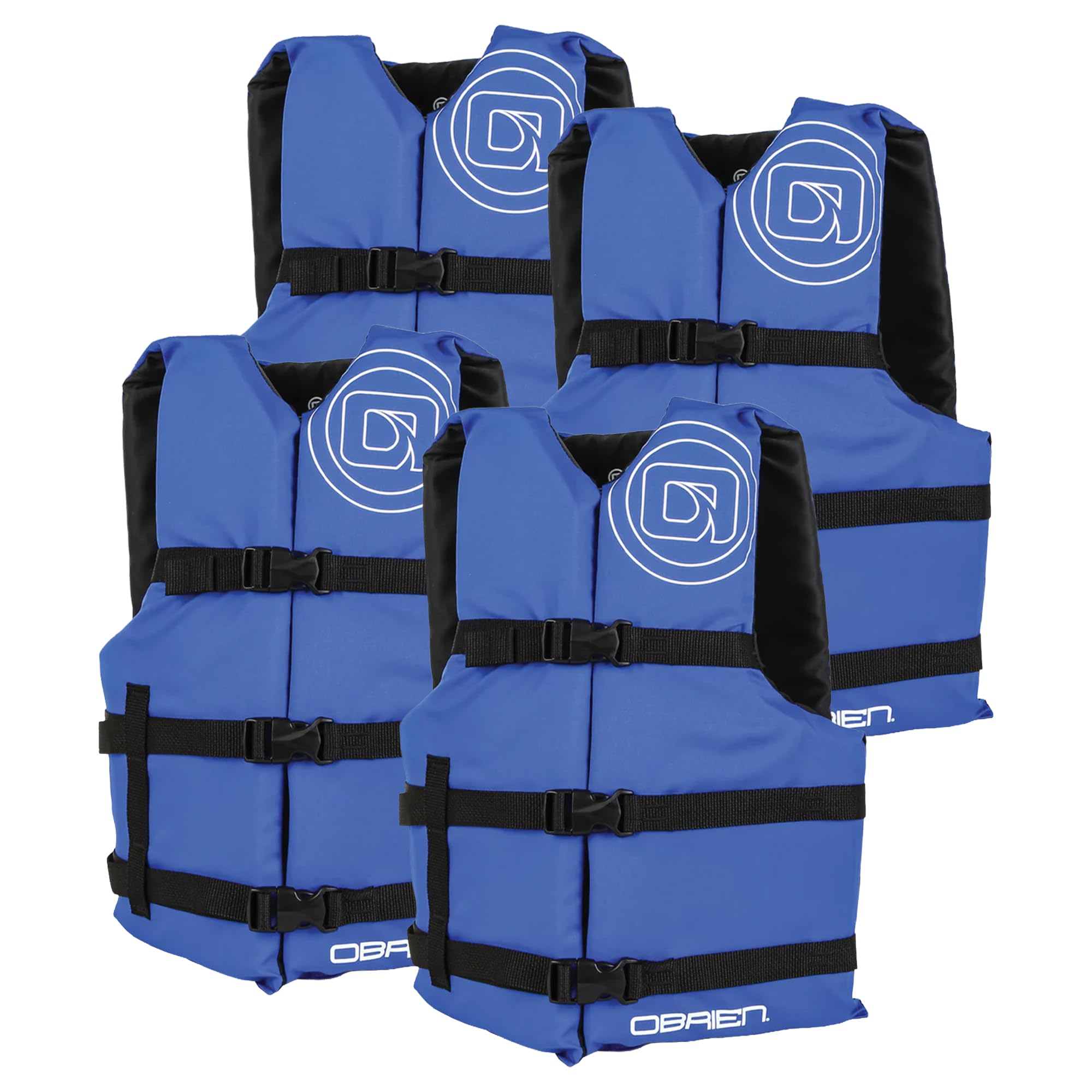 Amazon.com : O'Brien 4-Pack Adult One Size Nylon USCGA Life Jacket