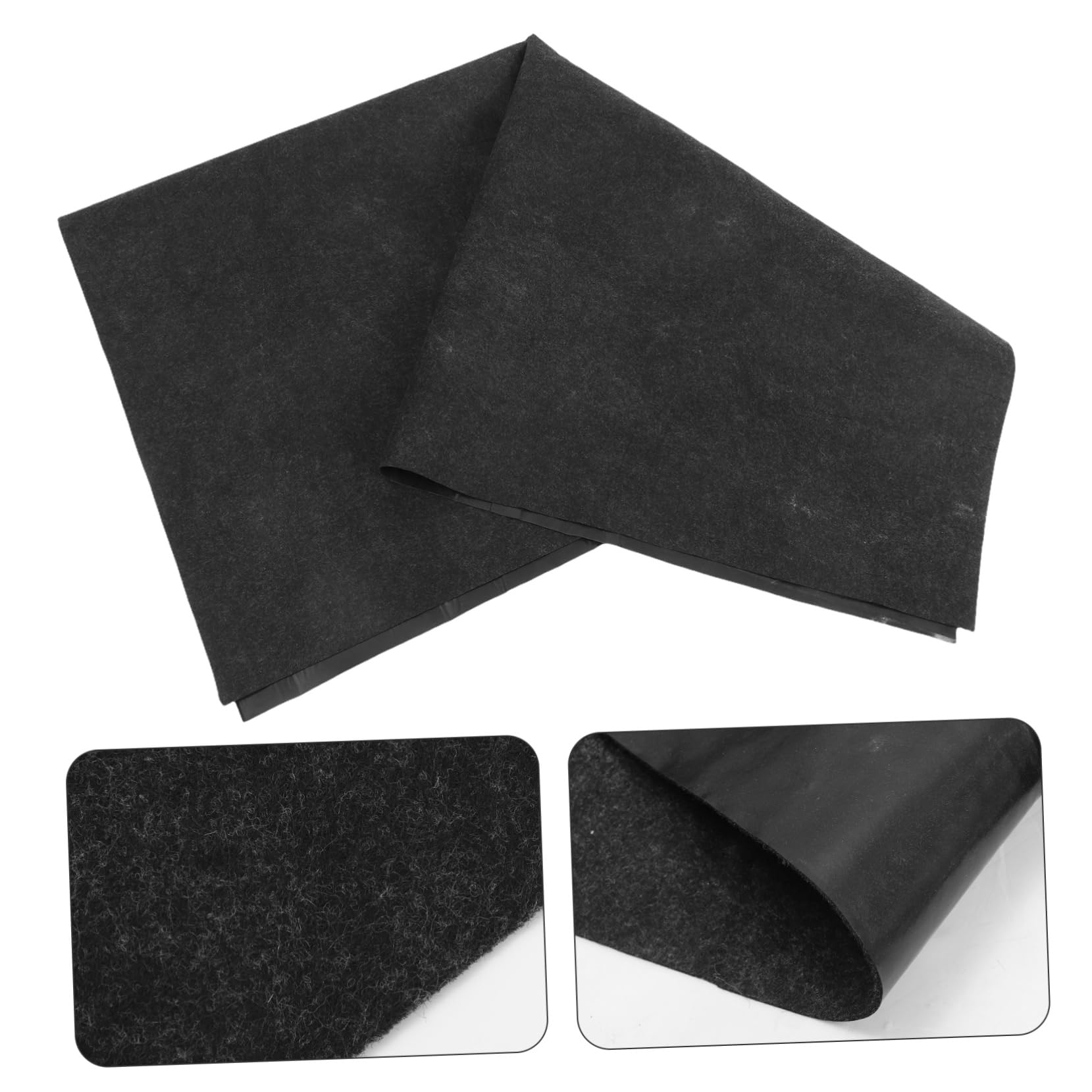 Toddmomy Tapis de Spa Gonflable Carré 1 Pièce en Feutre PE Noir