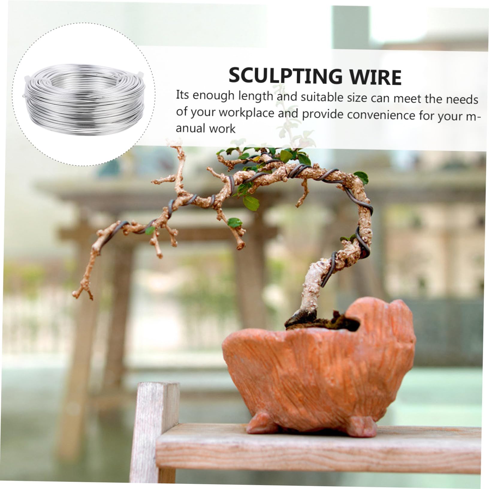 SEWACC Alambre de Aluminio para Manualidades Joyería y Abalorios Flexible y Moldeable para Hacer Pulseras y Pendientes Grande Plateado para Esculturas y Bisutería DIY