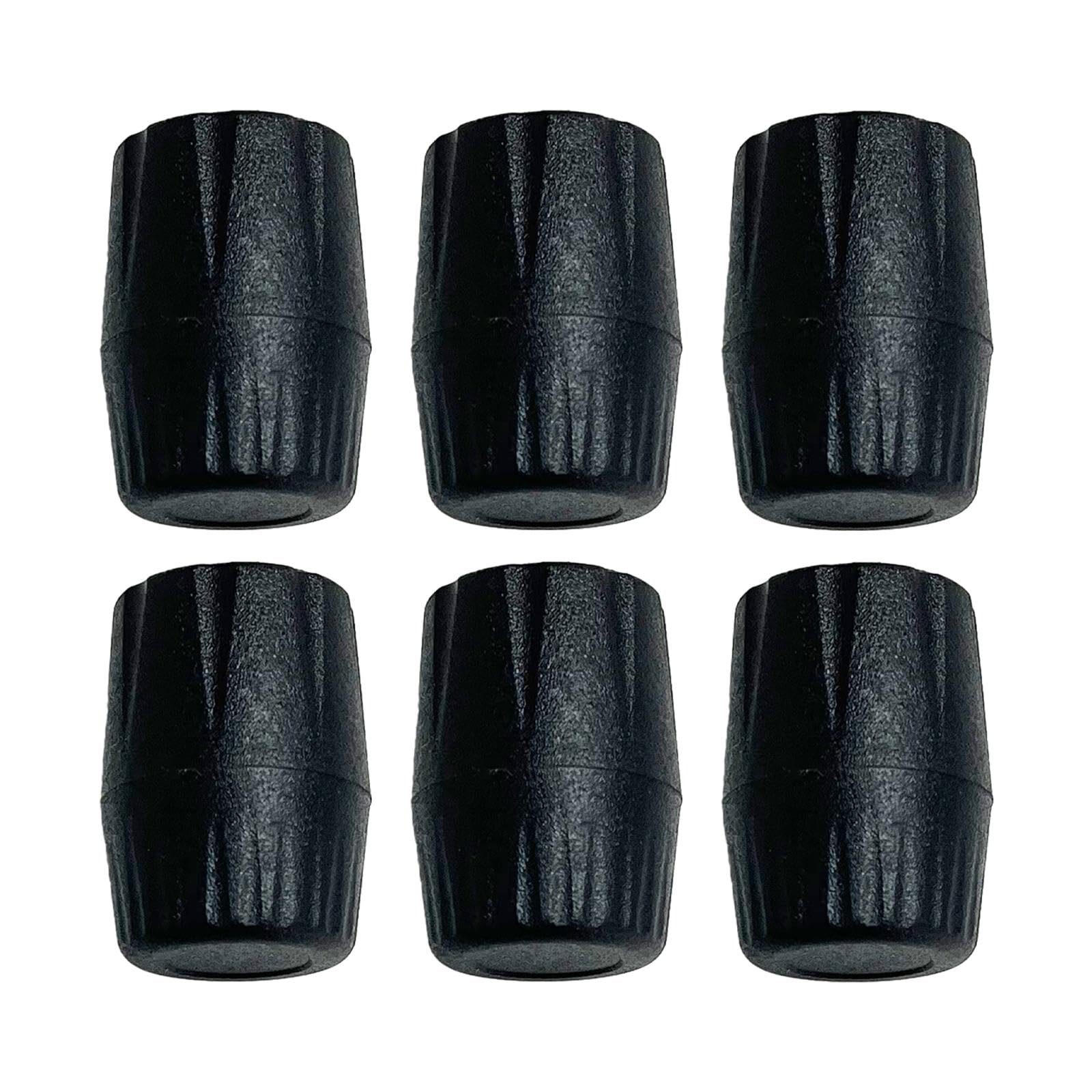 Deevoka6x Microphone Stand Foot Pads Protector Cap Tip Instrument Accessories Easy to Install Portable Rubber Cover Replacement, for Tube Dia 19mm