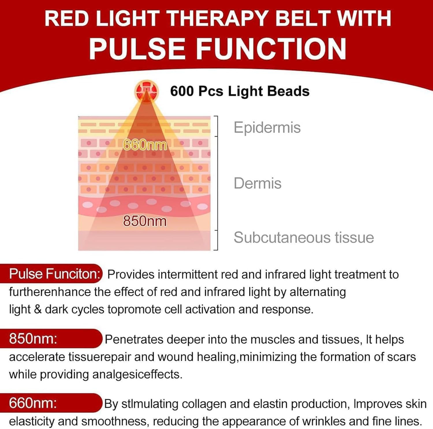 2520 szt. lampa z czerwonymi lampami terapeutycznymi czerwonymi światłami, 75 x 90 cm, terapia światłem czerwonym światłem na całe ciało, do łagodzenia bólu, do domu, lampa na podczerwień, szersza i