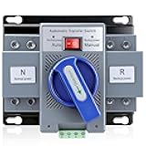 220V 63A Dual Power Automatic Transfer Switch, ATS 2P 50/60Hz, Generator Changeover Switch