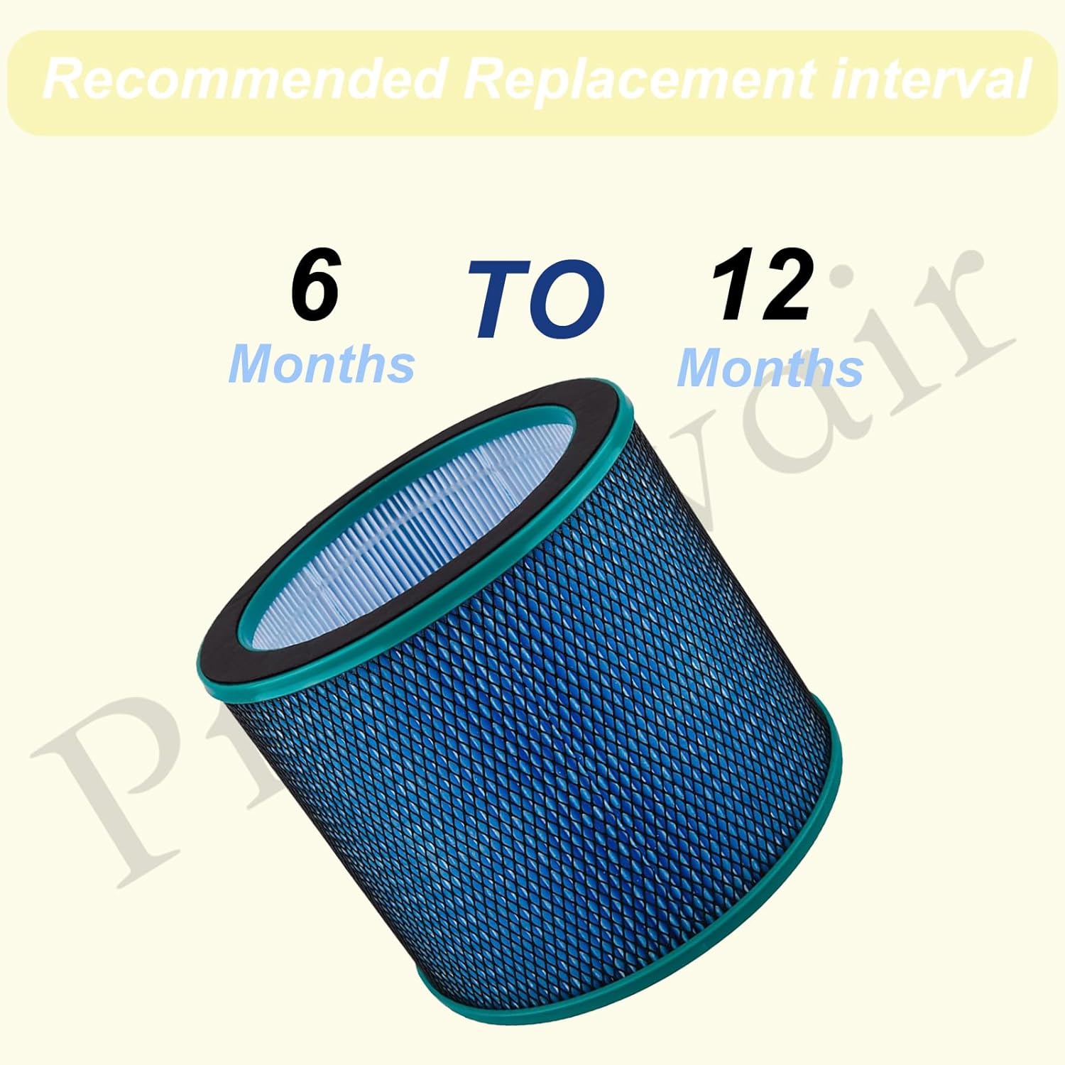 R021/ R020 2 Pack True HEPA Replacement Filter Compatible with U-ULTY Bladeless Tower Air Purifier R021 R020 SKJ-CR021 SKJ-CR020 - Image 4