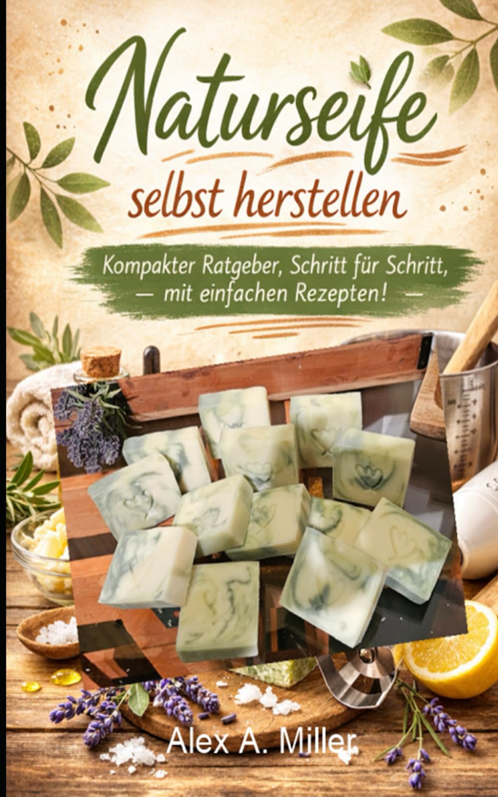 Naturseife selbst herstellen: Kompakter Ratgeber, Schritt für Schritt, mit einfachen Rezepten
