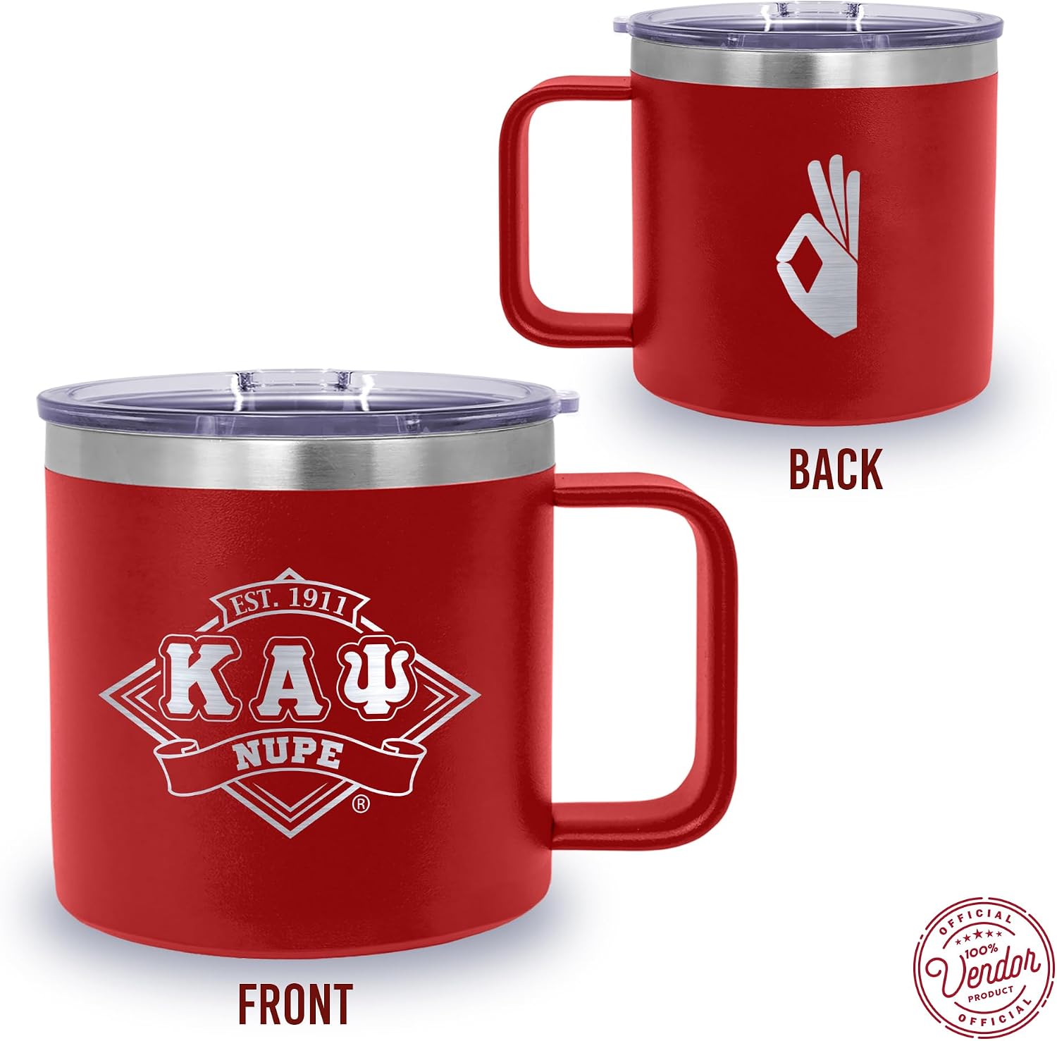 BBGreek Kappa Alpha Psi Fraternity Paraphernalia - Stainless Steel Mug
