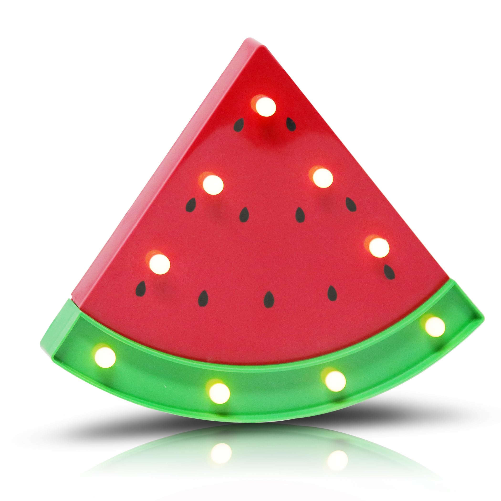 YiaMiaWatermelon Room Decor，Battery Powered Watermelon Night Light for Kids, Nursery Wall Decor, Baby Room Decor, Kids Night Lights for Bedroom, Toddler Night Lights,Party Decorations