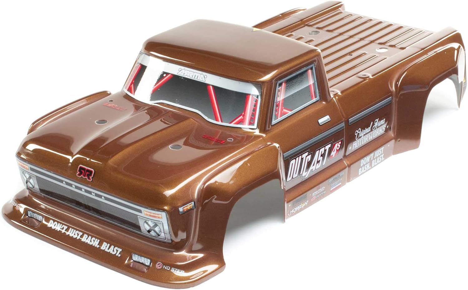 ARRMA 1/10 Painted and Trimmed Body with Decals, Bronze: Outcast 4X4, ARA402211