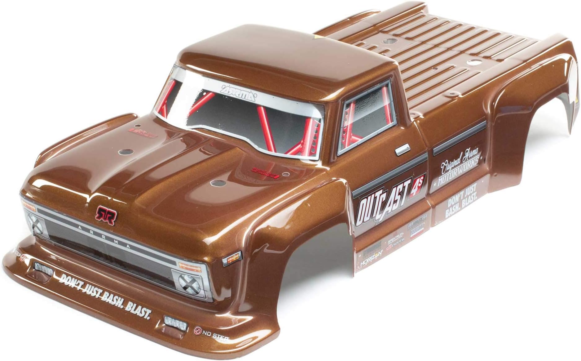 ARRMA 1/10 Painted and Trimmed Body with Decals, Bronze: Outcast 4X4, ARA402211