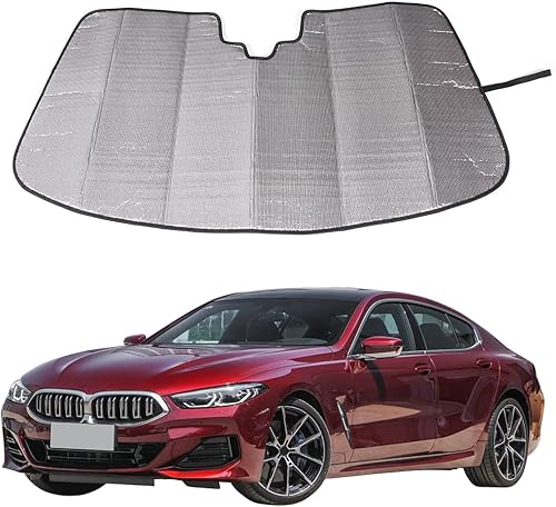 Parasol plegable para parabrisas de automóvil, reflector de rayos UV para ventana delantera y ventana completa de vidrio para BMW Serie 8 G14 G15