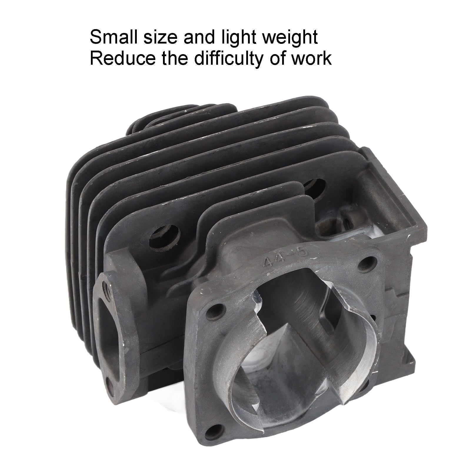 Cilindro Decespugliatore 52Cc Kit Pistone Cilindro Pistone Cilindro in Alluminio Ad Alto Contenuto di Silicio per Motore 52Cc 44F-5 Set di Parti per Spazzole in Carbonio Kit