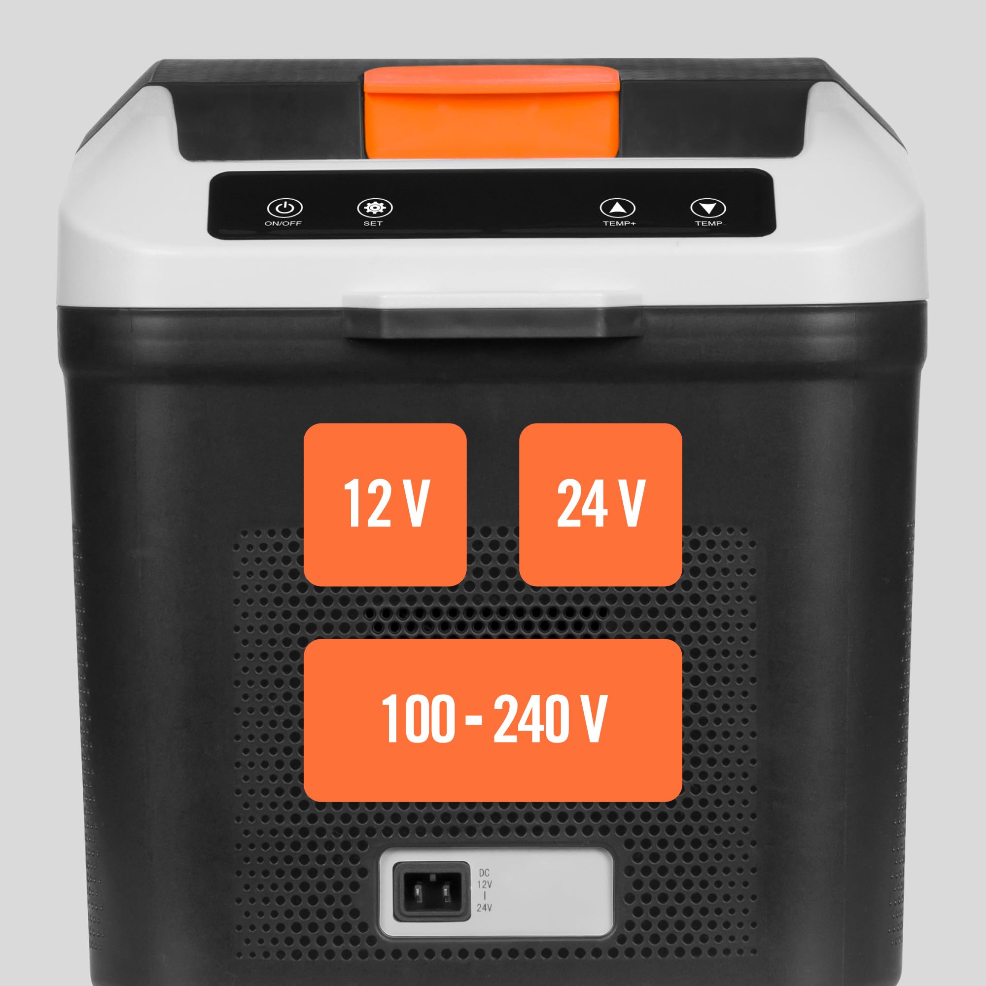 Teesa Compressore professionale da parete con funzione di congelamento ~ 22 °C, capacità 13 l, DC12/24 V AC 230 V, pannello di controllo touch a LED, TSA5008