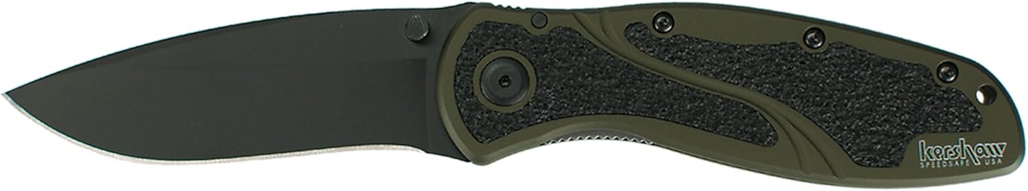 Kershaw Blur Olive/Black Hunting Knife